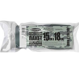 Пакет кровоспинний стерильний ДБЖК (15/18) "Білосніжка", з 2 подушкою