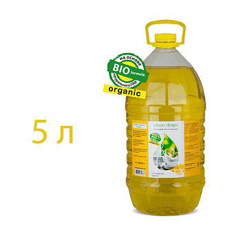 Гель для миття посуду 5 л бутель (Лимон)