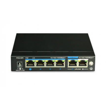 4-портовий некерований POE комутатор UTP3-GSW04-TPD60, фото 2