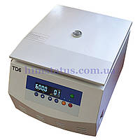 Центрифуга лабораторна TD6 (цифрова, 6000 об/хв, безщітковий мотор, 12*15мл, таймер, 5120g)