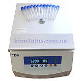 Центрифуга лабораторна TD6 (цифрова, 6000 об/хв, безщітковий мотор, 12*15мл, таймер, 5120g), фото 3