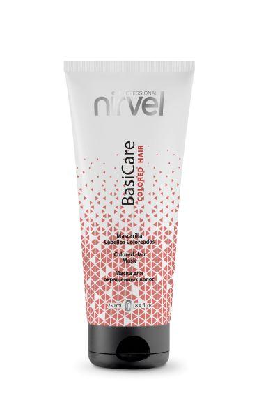 Nirvel Colored Hair Mask. BasiCare. Маска для фарбованого волосся, 250мл.