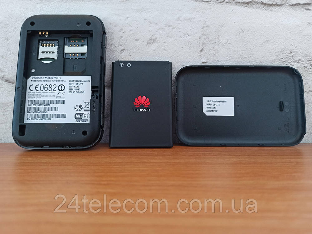 Huawei R215 мобильный 3G/4G/LTE WiFi роутер Киевстар, Vodafone, Lifecell с 2 выходами под антенну MIMO - фото 6 - id-p1382858039