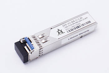 SFP 1000Base-BX 1SM WDM LC 20km TX1310/RX1490nm ddm Alistar