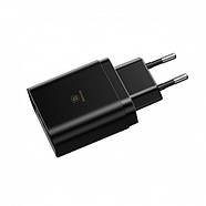 Блок живлення на 3 USB BASEUS 3.4 А з дисплеєм СЗУ МЗП Mirror Traveler Intelligent Digital Display (чорний), фото 3