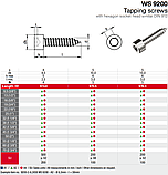 Шуруп з циліндричною головкою і внутрішнім шестигранником WS 9200, нержавіюча сталь А2, 4,8X13 мм, фото 2