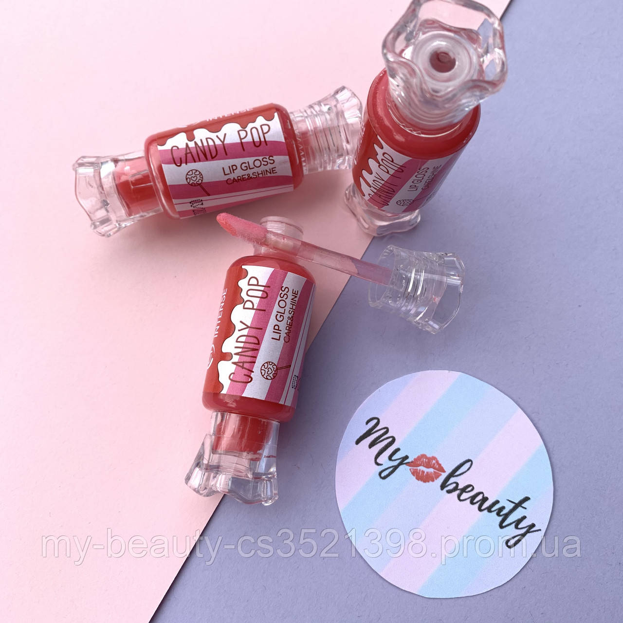 Блиск для губ дитячий CANDY POP №01 Полуниця Colour INTENSE G328