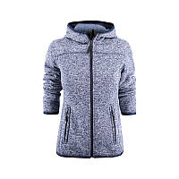 Щільна жіноча толстовка з декоративною прошивкою