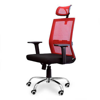 Крісло офісне Zooma червоно-чорне