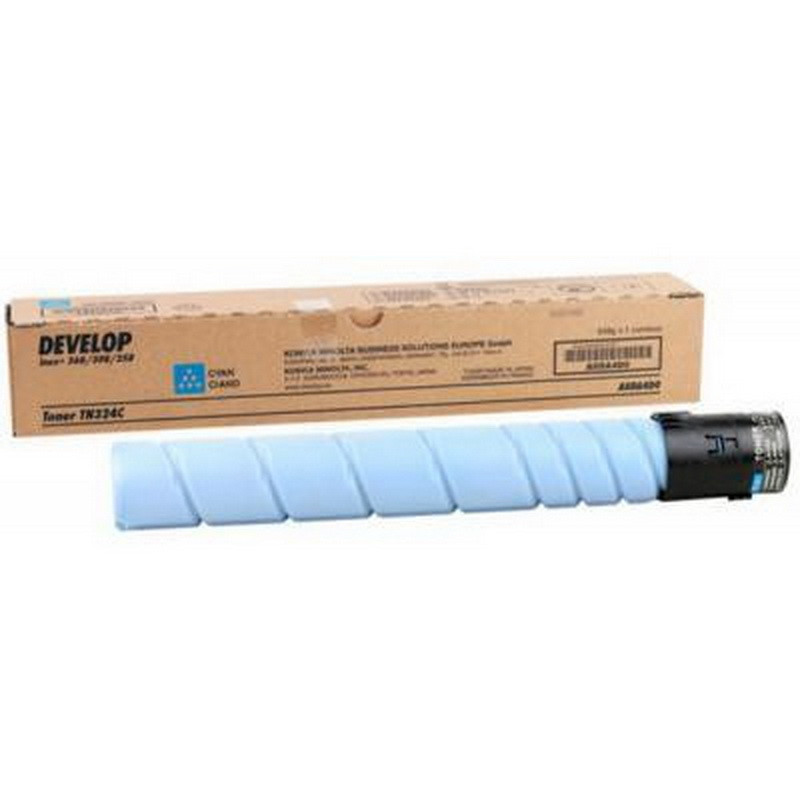 Оригінальний тонер-картридж Develop TN-324C A8DA4D0 Cyan до принтера DEVELOP ineo+ +258 +308 +368 26K