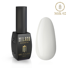 Гель-лак Milano Milk No 02, 8 мл
