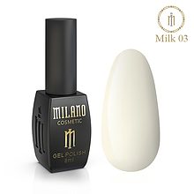 Гель-лак Milano Milk No 03, 8 мл