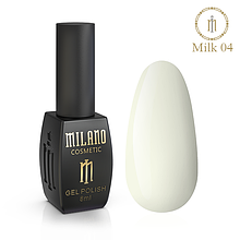 Гель-лак Milano Milk No 04, 8 мл