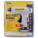 Пістолет клейовий акумуляторний Ø 7,2 мм DC3.7V, 1300mAh, "Крапля-Стоп" MASTERTOOL 42-0401, фото 3