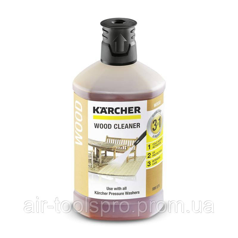 Засіб Karcher для чищення деревини, 3в1 Plug-n-Clean (1л)