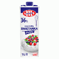 Вершки кондитерські молочні Smetanka 36% MLEKOVITA