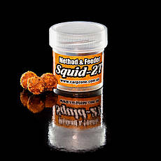 Бойли насадочні розчинні пилячі Сквід-Шовковиця Boilies Method & Feeder series Soluble Squid-2T 11mm/10pc