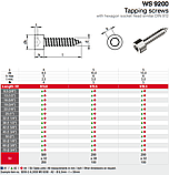Шуруп з циліндричною головкою і внутрішнім шестигранником WS 9200, нержавіюча сталь А2 покриття РУСПЕРТ, 5,5X55 мм, фото 2