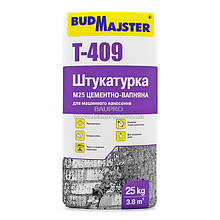 Штукатурка БУДМАЙСТЕР ТІНК-409 ПРОФІ цементно-вапняна М25, машинна, 25 кг