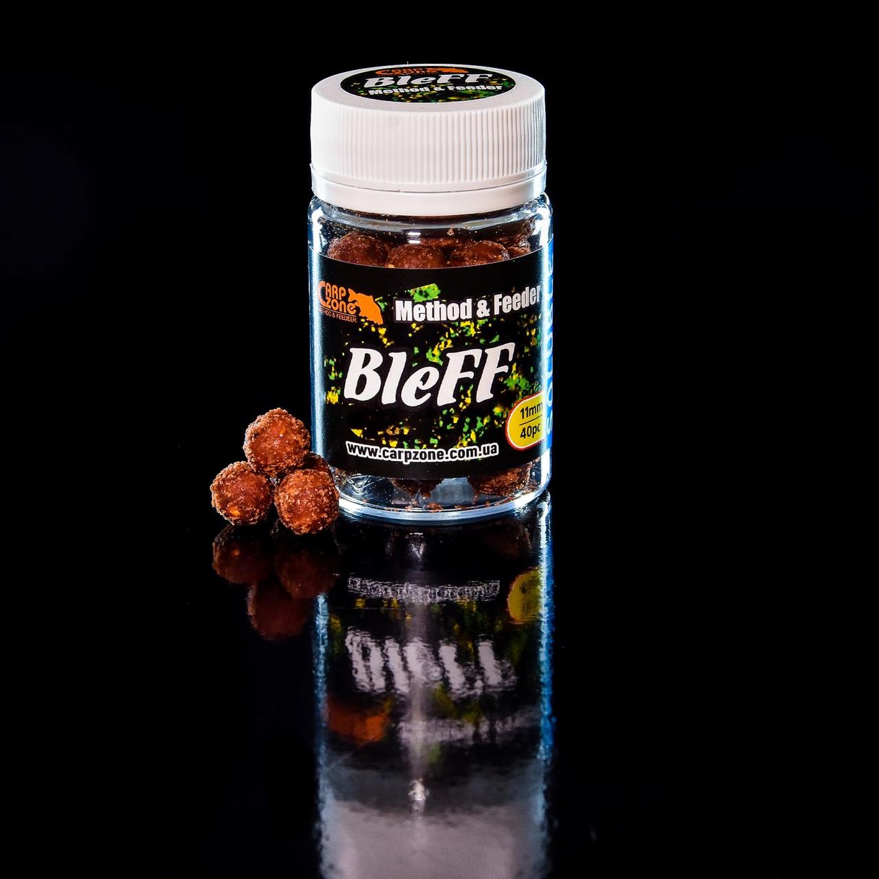 Бойли насадкові пиляльні Boilies Method & Feeder series Soluble BleFF 11mm/40pc, фото 1