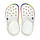 Жіночі літні білі крокси "Райдуга", яскраві молодіжні сабо на літо, модне взуття піна Crocs, оригінал, фото 7