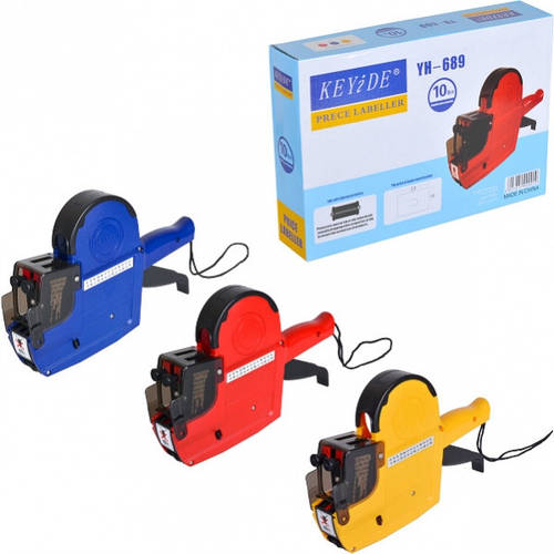 Этикет-пистолет для ценников двустрочный маркировочный 689, цена 320.29 ...