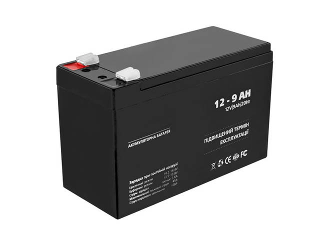 Акумуляторна батарея дитячого електромобіля Terri 12 V 9 Ah 20HR AGM, фото 1