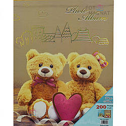 Фотоальбом дитячий "Ведмедики" (подарункова коробка) 200 фото 10х15см