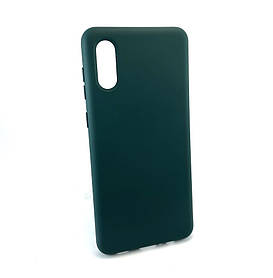 Чохол для Samsung Galaxy A02, A022 накладка на бампер силіконовий Avantis Silicone Case зелений
