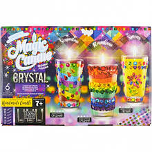 Набір парафінові свічки з кристалами "MAGIC CANDLE CRYSTAL" MgC-02-01 ДТ-ГО-09-10