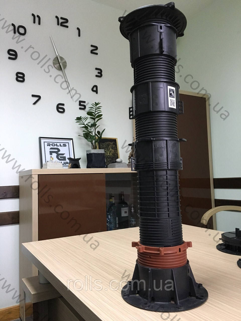 DPH-7-PH5 Buzon h285-400 мм. Гвинтова опора тераси, фальшпол, фонтан, пішохідна доріжка, басейн
