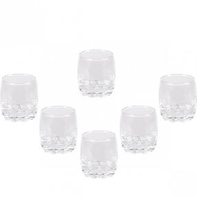 Чарка скло 6 шт пузата 70мл X3-03/C104 MZOPT, фото 3