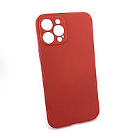 Чехол на iPhone 12 Pro Max накладка бампер противоударный Avantis Silicone Case теракота