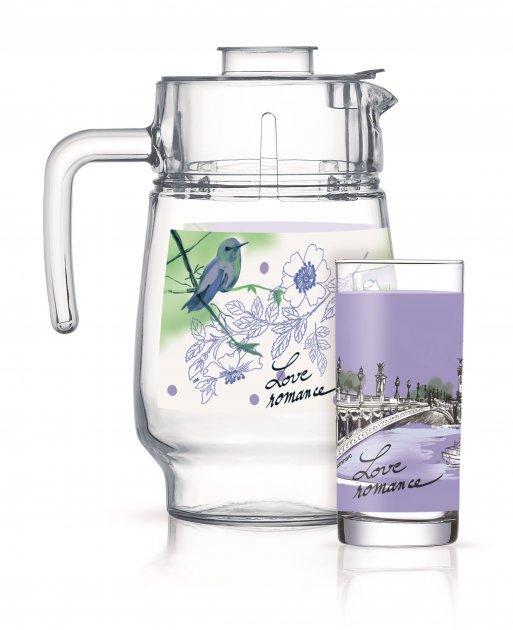 Набір для напоїв LUMINARC Love Romance Purple 7 пр Колір прозорий з малюнком 5667q