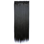 Штучне волосся на шпильках. Колір #02 Темно-коричневий, фото 2