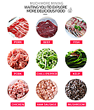 Слайсер, ніж для нарізання м'яса й овочів на смужки шпигорізка Vektor TX85S (2,5. 3,5. 7, 8мм), фото 6