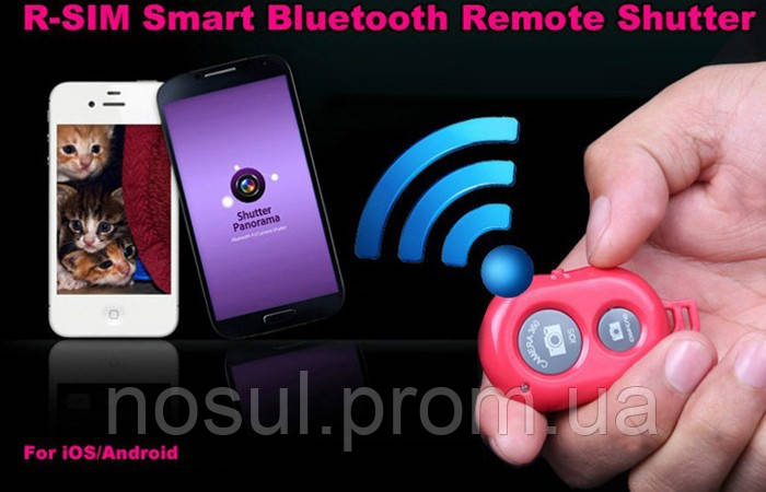 Кнопка AB Shutter Bluetooth пульт блютуз ДУ для селфи (фото, видео-камера) дистанционная съемка SELFIE IOS AND - фото 2 - id-p203888126