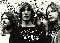 Плакат Pink Floyd (на стену) 44.5х31.5 см.