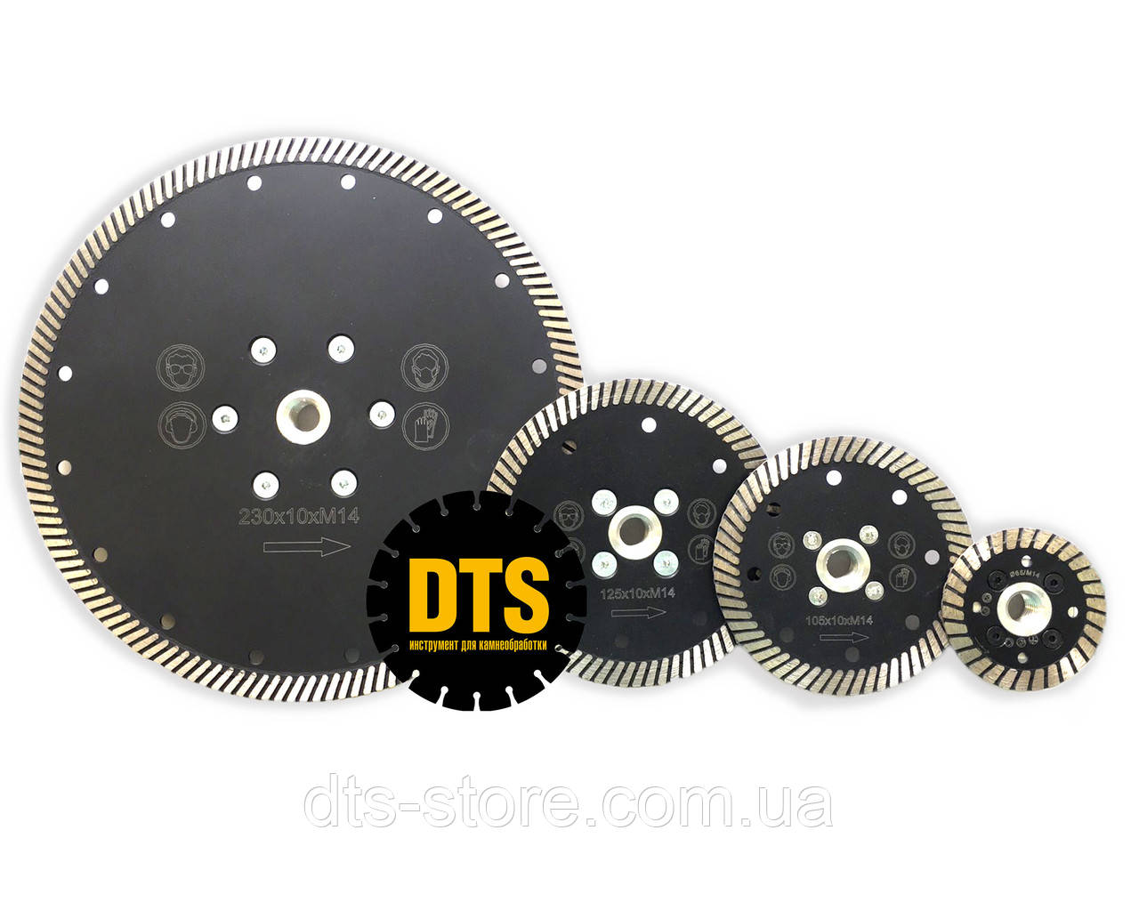 DTS black Ø125*M14 турбований