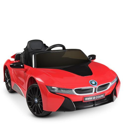 Електромобіль JE1001EBLR-3 BMW автомобіль дитячий до 30 кг колеса EVA Червоний