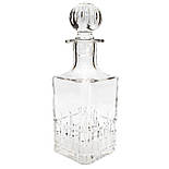 Набір кришталевого посуду для віскі в подарунковій упаковці з тканиною, 8 од. (6280/4), фото 3