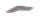 Полиця скляна настінна навісна кутова фігурна COMMUS PL21 UFB(350x350х6), фото 2