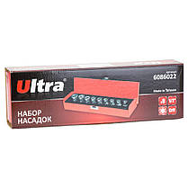 Набір насадок Star 1/2" 9шт CrV ULTRA (6086022), фото 3