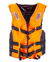 Cпасательный жилет страховочный для рыбалки SYB1030 Оранжевый XL