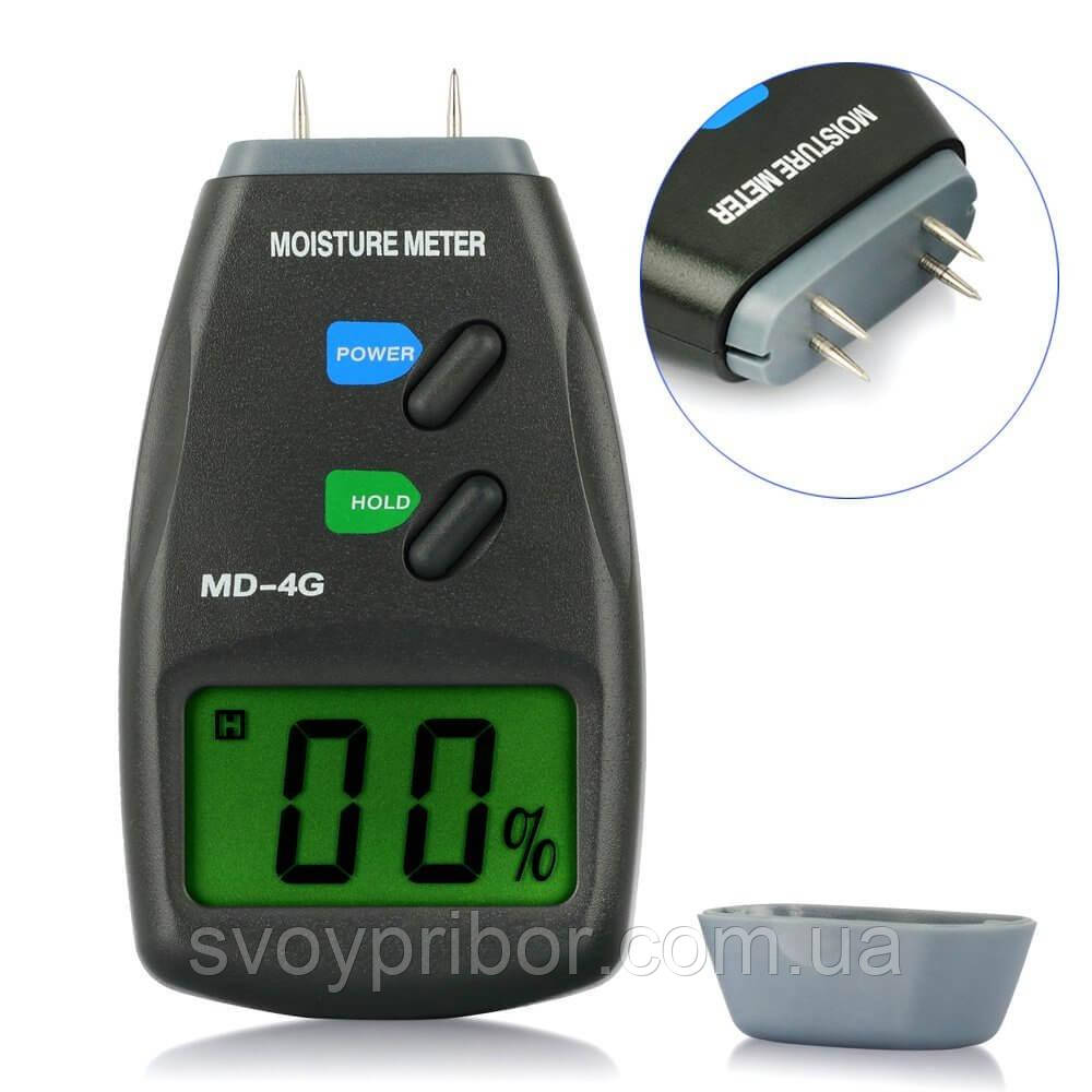 Вологомір деревини MD4G (5 - 40 %) з 4 голками, фото 1