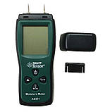 Вологомір деревини Smart Sensor AS971 2в1 (2-70%, 0-40°С), фото 3
