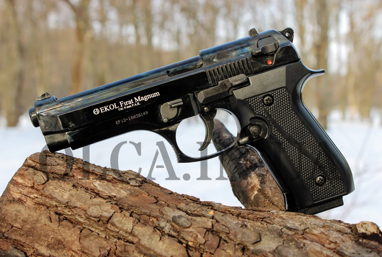 Стартовий пістолет Ekol Firat Magnum 9 мм (чорний) + 50 патронів STS