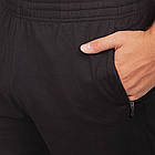 Штани спортивні прямі чоловічі Zelart 9305 розмір 3XL (180-185 см) Black, фото 5