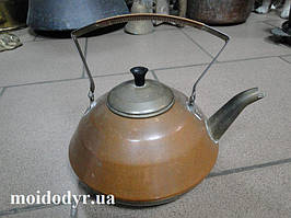 Мідний чайник, заварний, декор