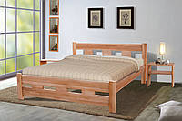 Кровать «Спейс» Бук 160х200, деревянная кровать из натурального бука, пр-во Украина